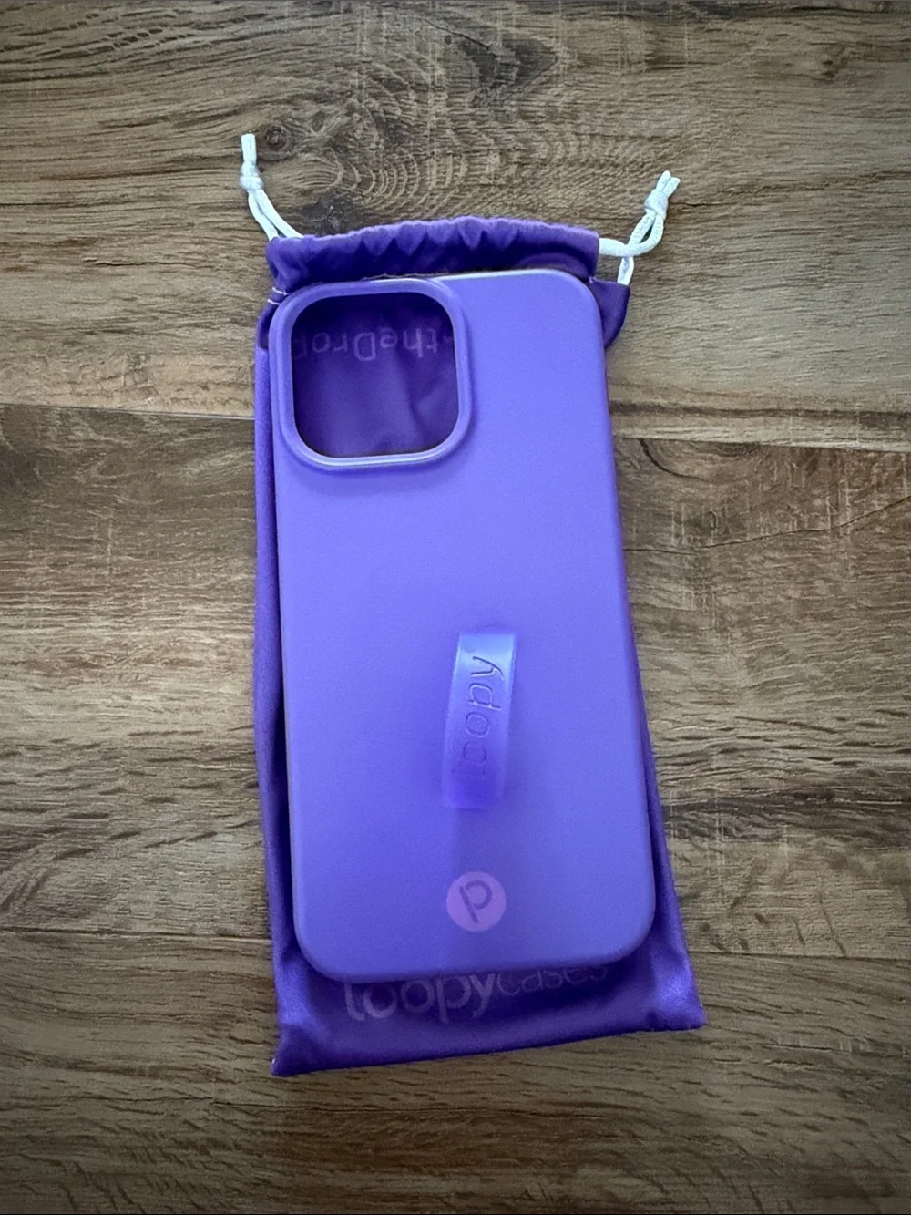 iPhone 15 pro max NEW Purple Loopy Phone Case